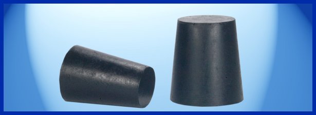 Tapones de goma